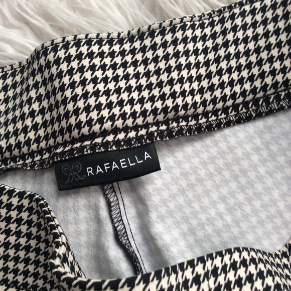 NWOT Rafaella Houndstooth Stretch Comfort Pant - Picture 5 of 6